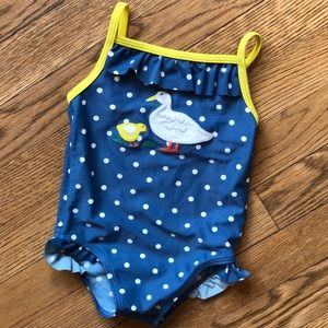 Mini Boden baby girl swimsuit 6-12mos